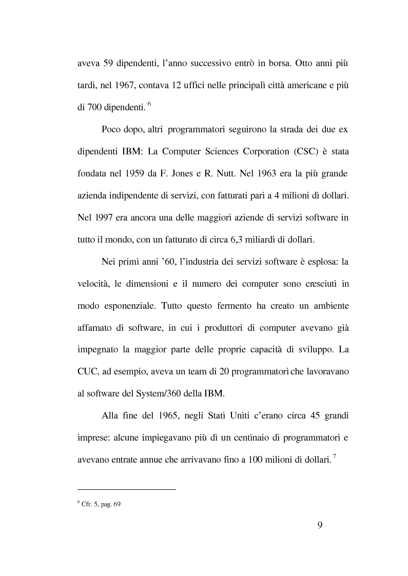 Anteprima della tesi: Strategie competitive nell'industria del software, Pagina 5