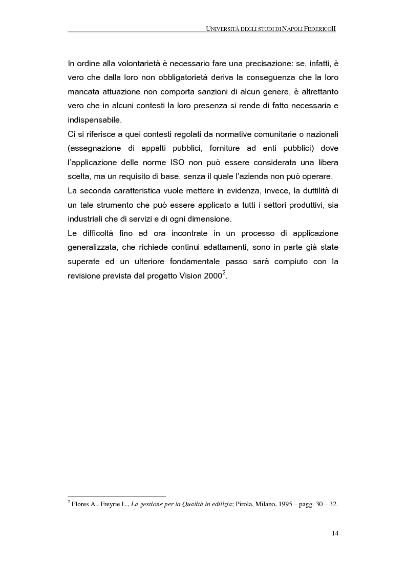 Anteprima della tesi: La qualità nel processo produttivo in una PMI del settore civile, Pagina 12