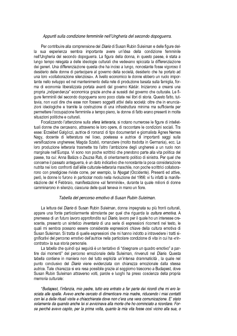 Anteprima della tesi: Budapest Diary. In Search of the Motherbook, Pagina 6