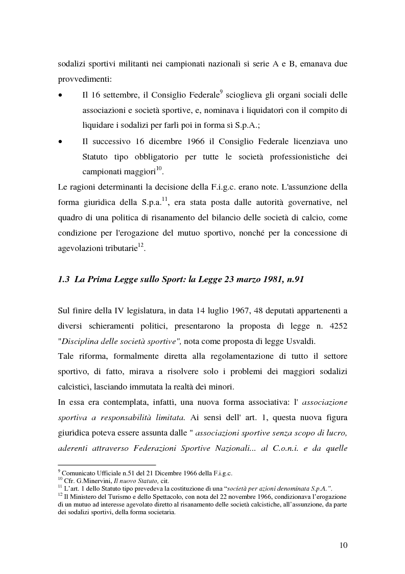 Anteprima della tesi: Il marketing delle società di calcio del 2000: analisi, strategie e scenari futuri, Pagina 10