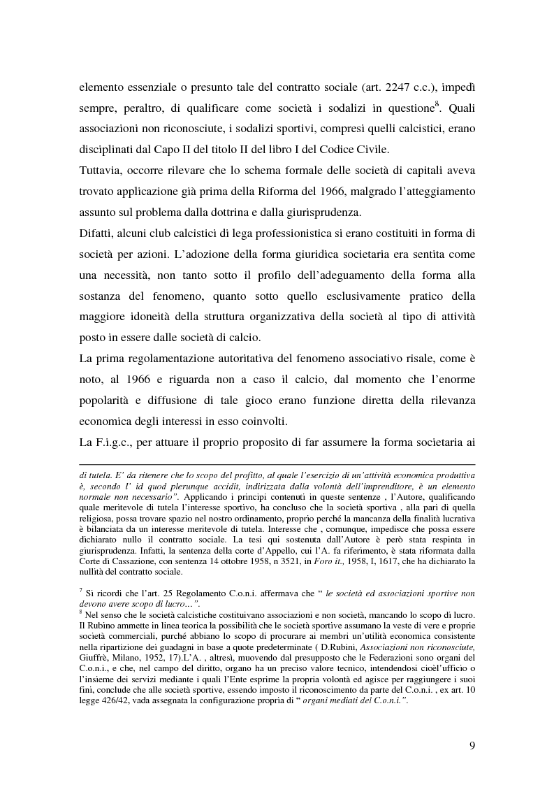 Anteprima della tesi: Il marketing delle società di calcio del 2000: analisi, strategie e scenari futuri, Pagina 9