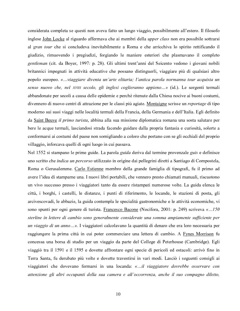 Anteprima della tesi: I villaggi turistici come forma di integrazione sociale, Pagina 10