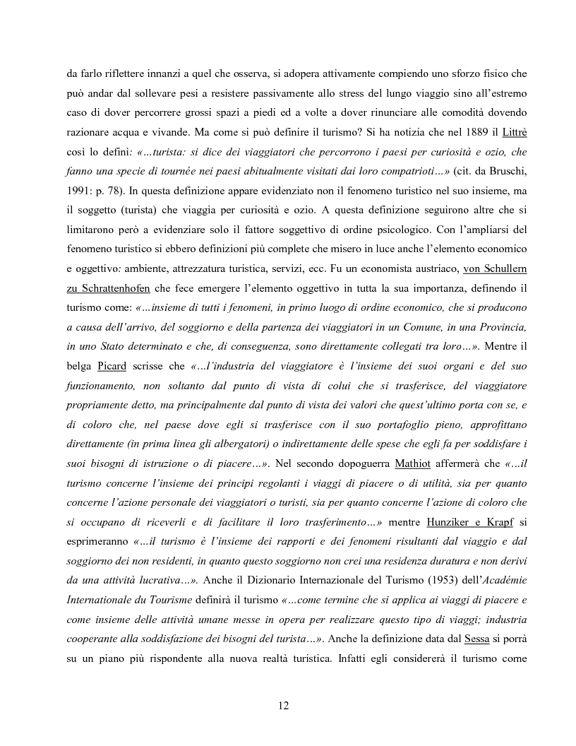 Anteprima della tesi: I villaggi turistici come forma di integrazione sociale, Pagina 12