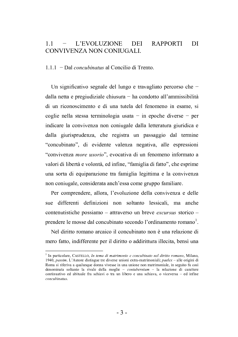 Anteprima della tesi: L'autonomia tra conviventi, Pagina 9