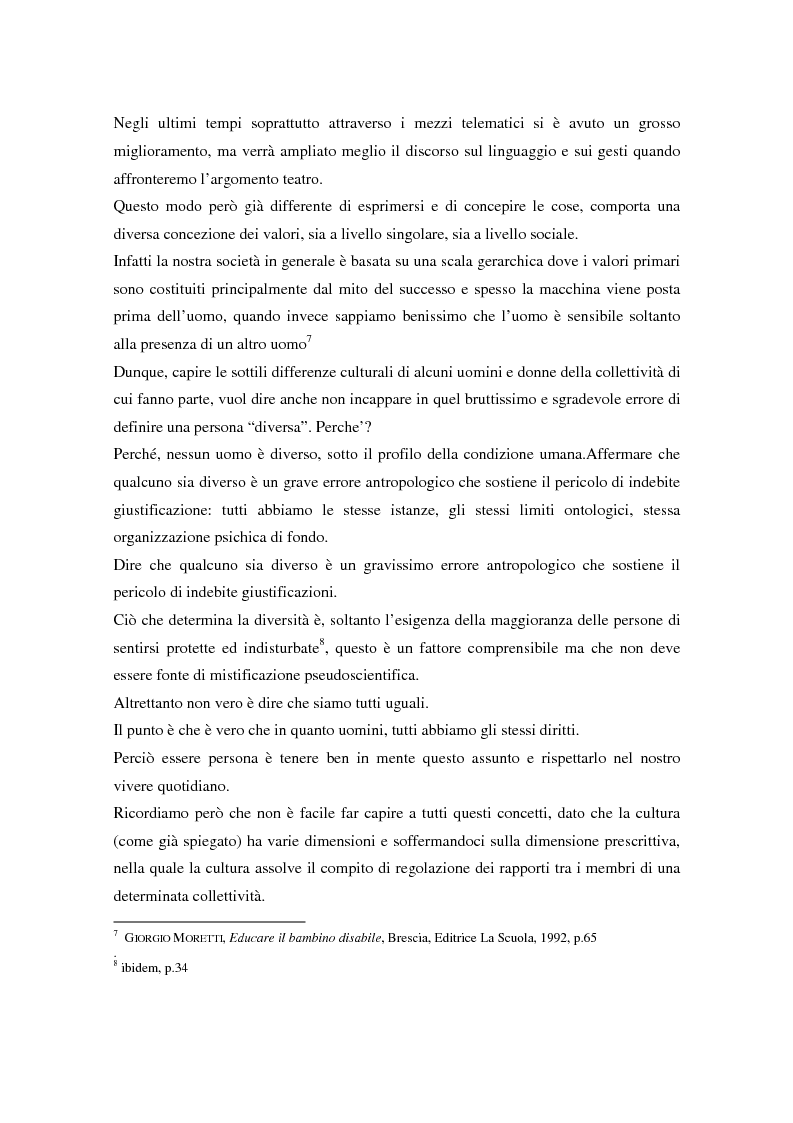 Anteprima della tesi: Integrazione sociale: multimedialità e teatro nel mondo del disabile fisico, Pagina 13