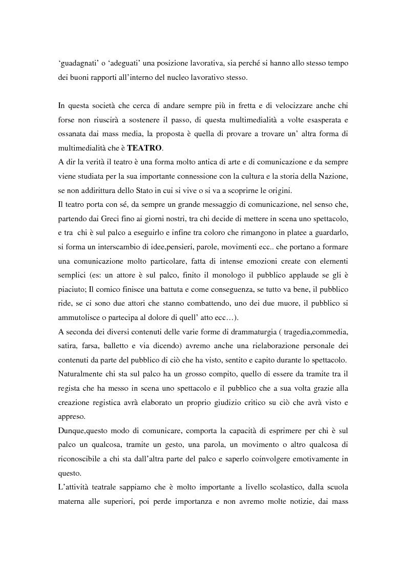 Anteprima della tesi: Integrazione sociale: multimedialità e teatro nel mondo del disabile fisico, Pagina 4