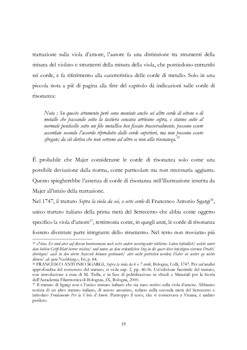 Anteprima della tesi: I musicisti italiani e la viola d'amore nella prima metà del Settecento, Pagina 15