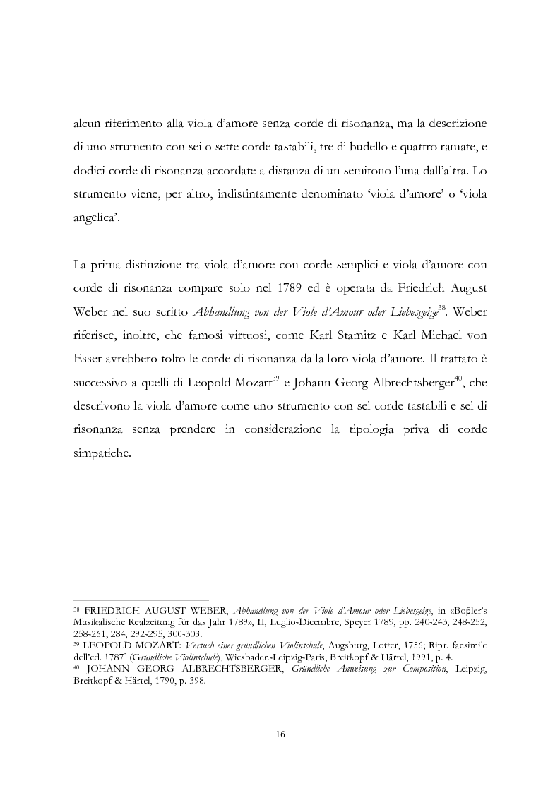 Anteprima della tesi: I musicisti italiani e la viola d'amore nella prima metà del Settecento, Pagina 16