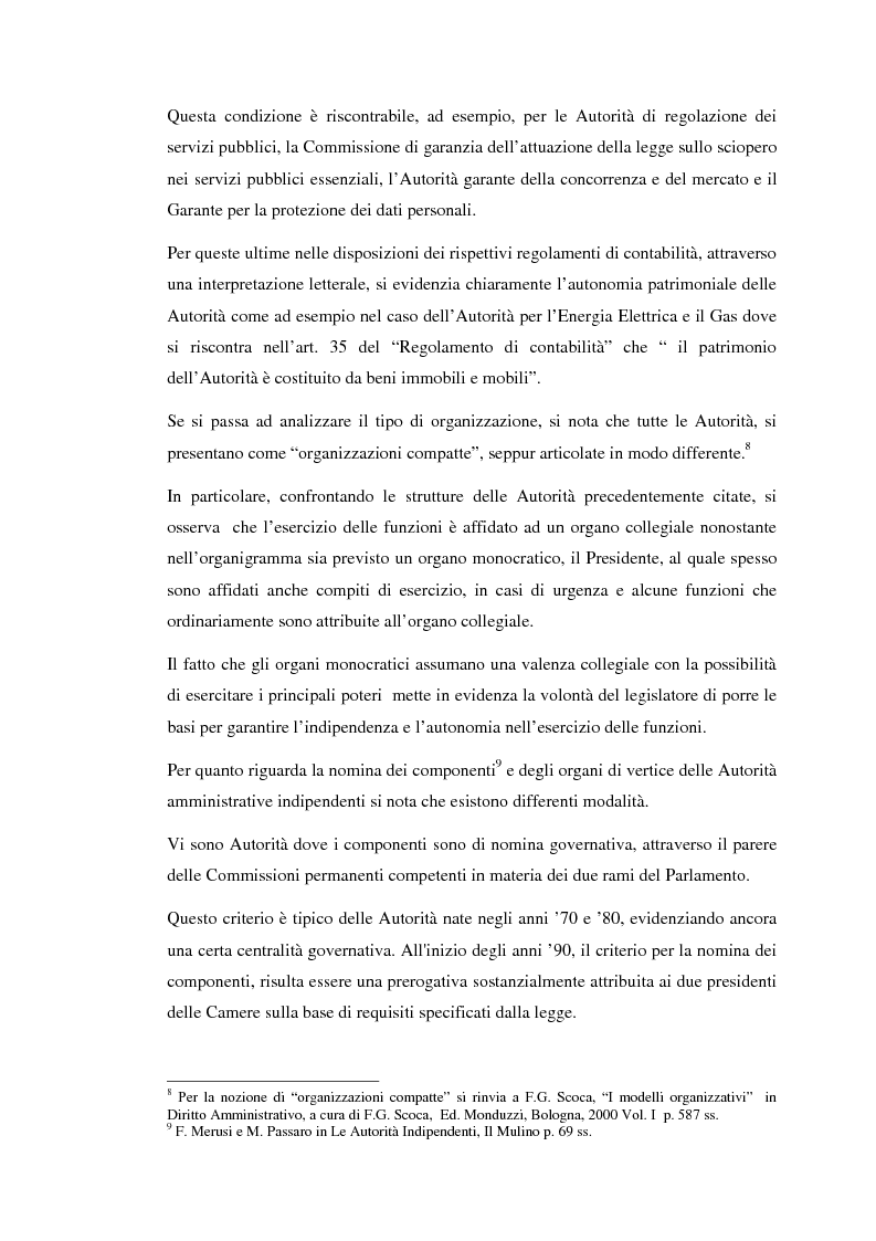 Anteprima della tesi: Le Autorità indipendenti: profili di diritto comparato, Pagina 6