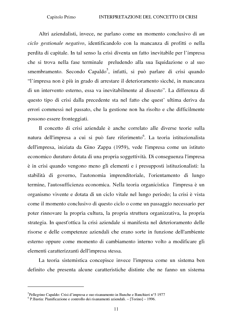 Anteprima della tesi: Crisi d'impresa e strategie di risanamento aziendale: il turnaround delle Ferrovie dello Stato, Pagina 10