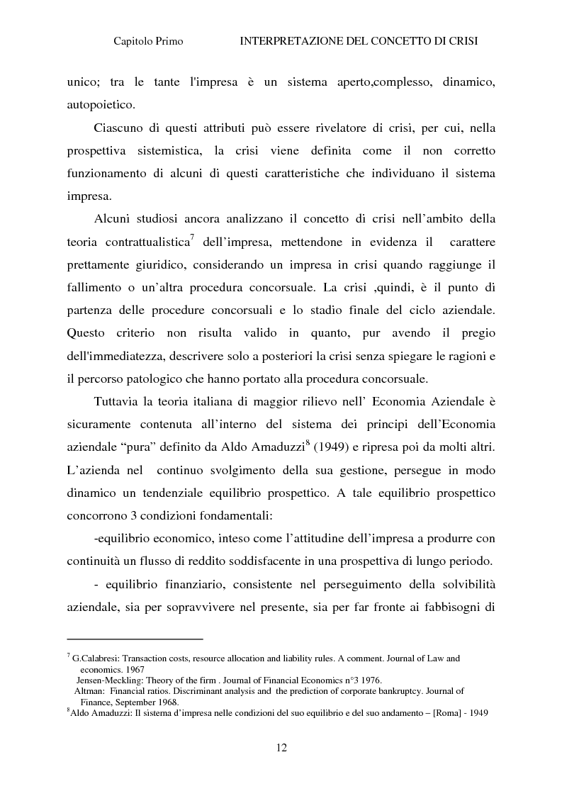Anteprima della tesi: Crisi d'impresa e strategie di risanamento aziendale: il turnaround delle Ferrovie dello Stato, Pagina 11