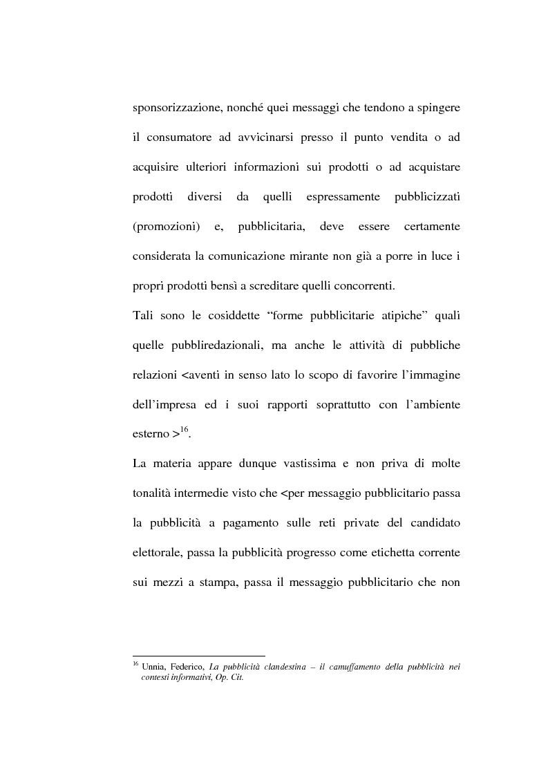 Anteprima della tesi: La pubblicità occulta, Pagina 11