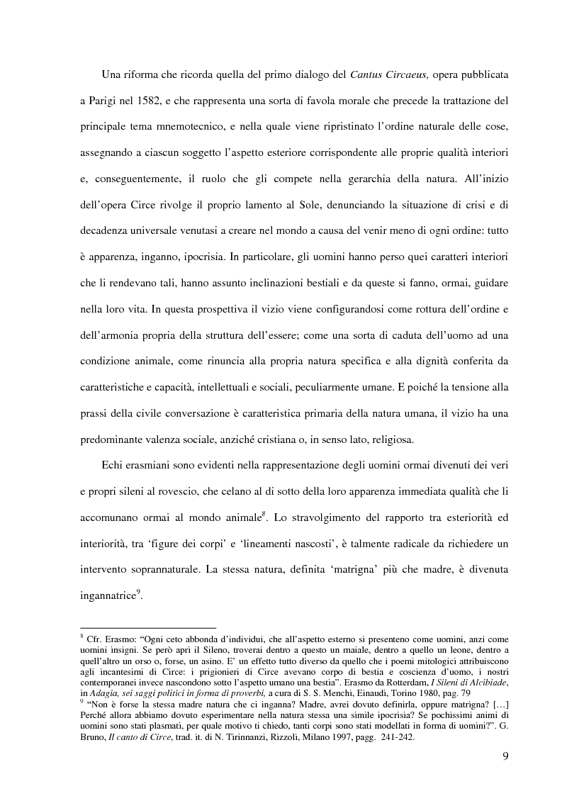 Anteprima della tesi: Ontologia e antropologia in Giordano Bruno, Pagina 5