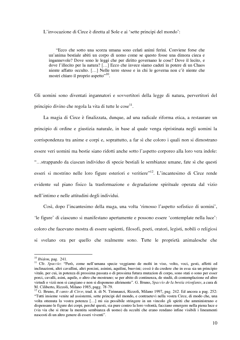Anteprima della tesi: Ontologia e antropologia in Giordano Bruno, Pagina 6