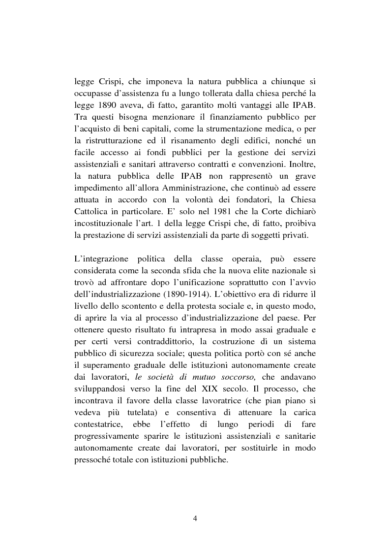 Anteprima della tesi: Le organizzazioni non profit. Il caso polisportiva Paolo Poggi, Pagina 6