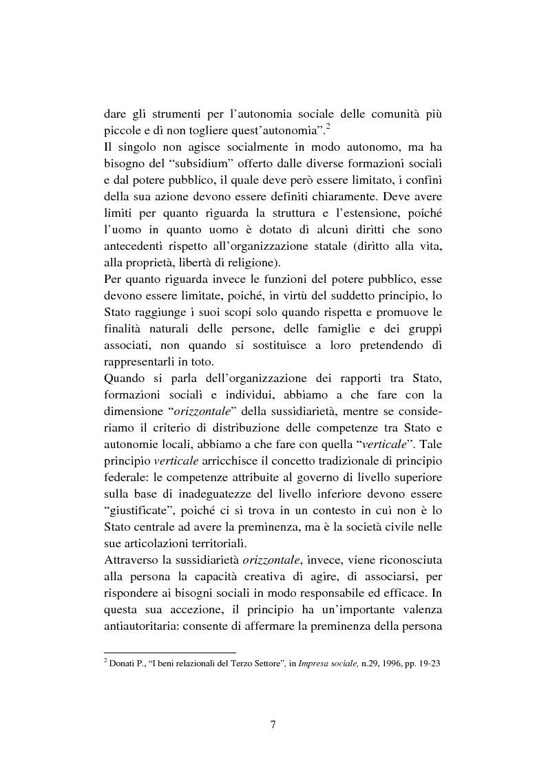 Anteprima della tesi: Le organizzazioni non profit. Il caso polisportiva Paolo Poggi, Pagina 9