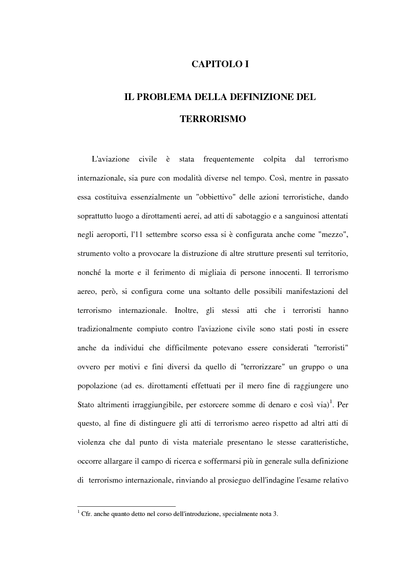 Anteprima della tesi: Il terrorismo aereo ed il diritto internazionale attuale, Pagina 10