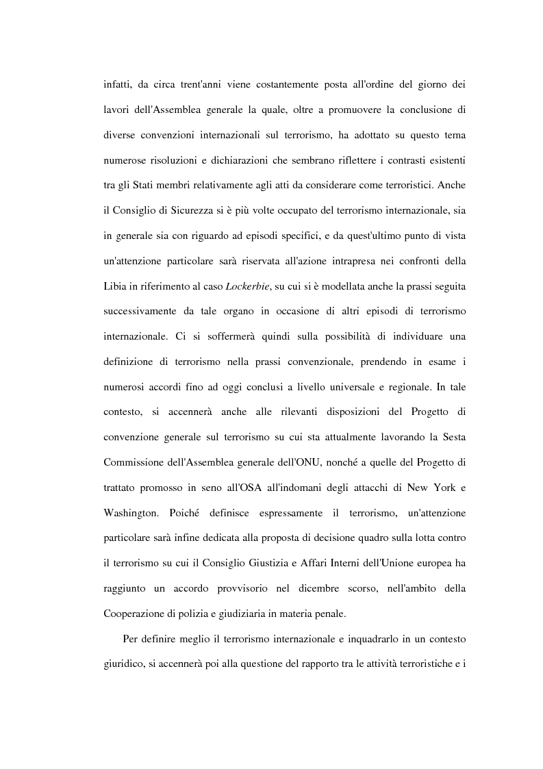 Anteprima della tesi: Il terrorismo aereo ed il diritto internazionale attuale, Pagina 5