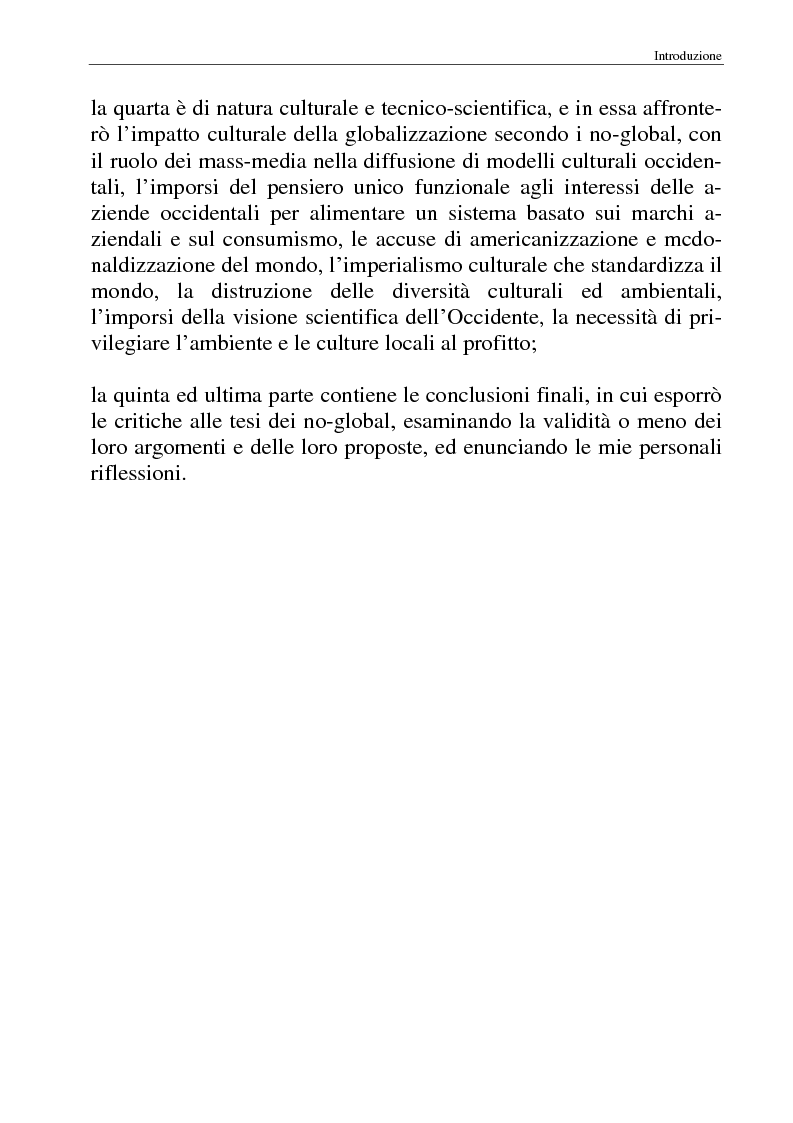 Anteprima della tesi: I movimenti no-global: natura, idee, evoluzione, Pagina 3