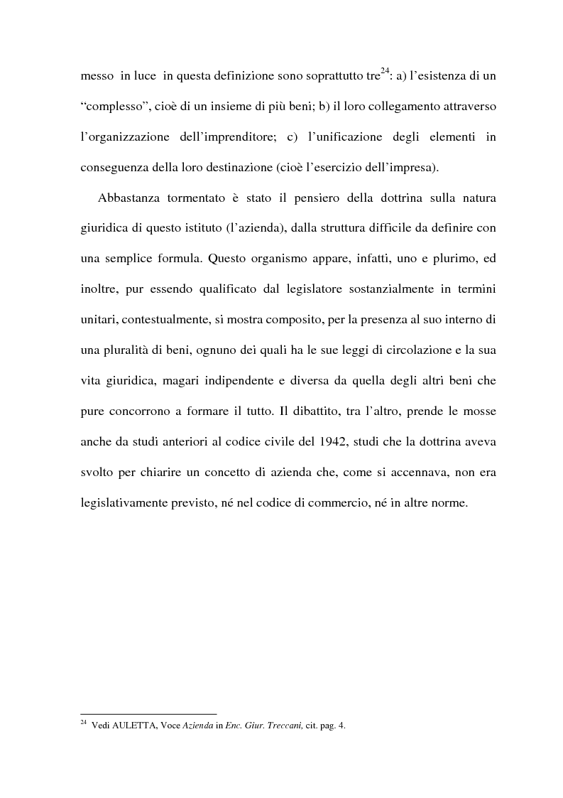 Anteprima della tesi: La cessione di azienda nel diritto tributario, Pagina 14
