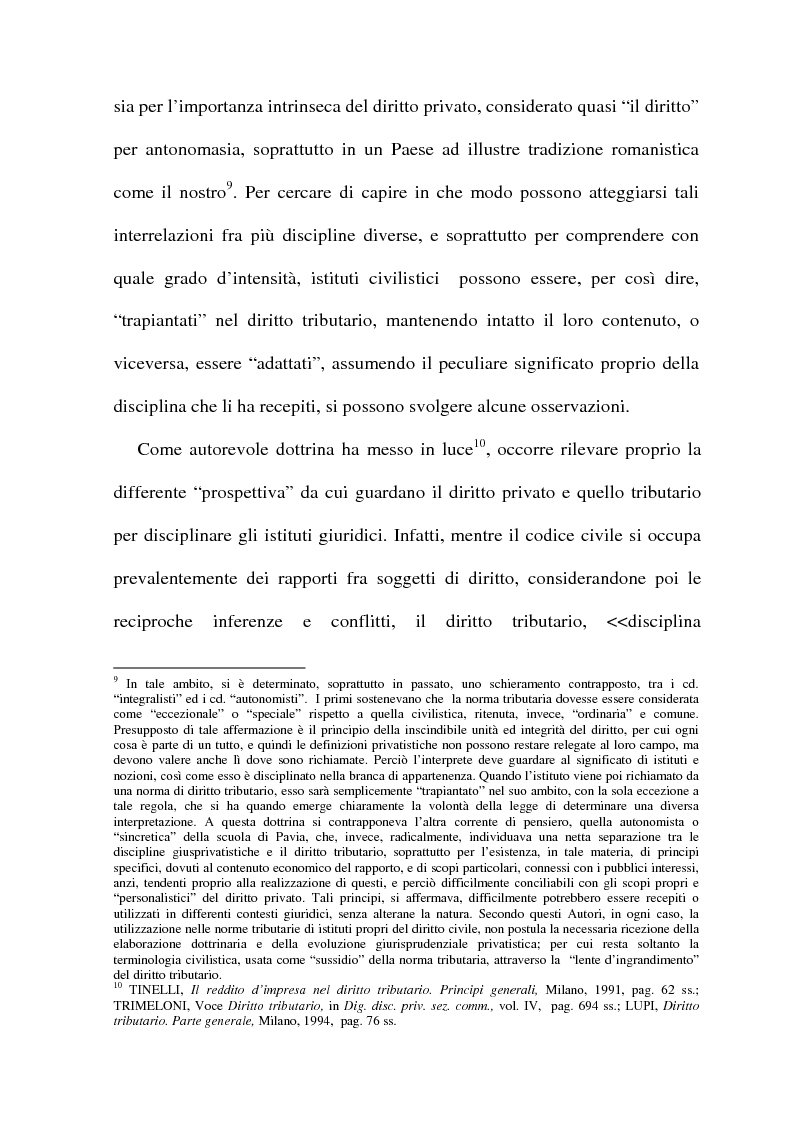 Anteprima della tesi: La cessione di azienda nel diritto tributario, Pagina 6