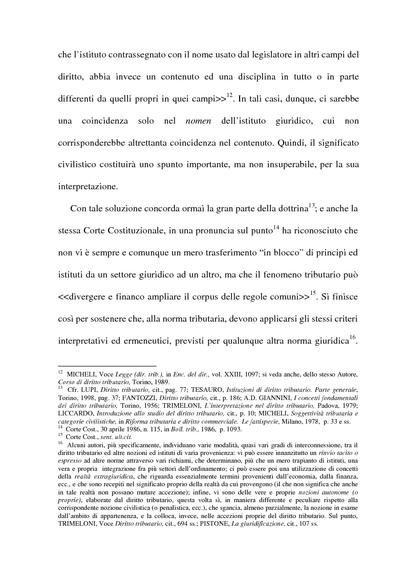 Anteprima della tesi: La cessione di azienda nel diritto tributario, Pagina 8