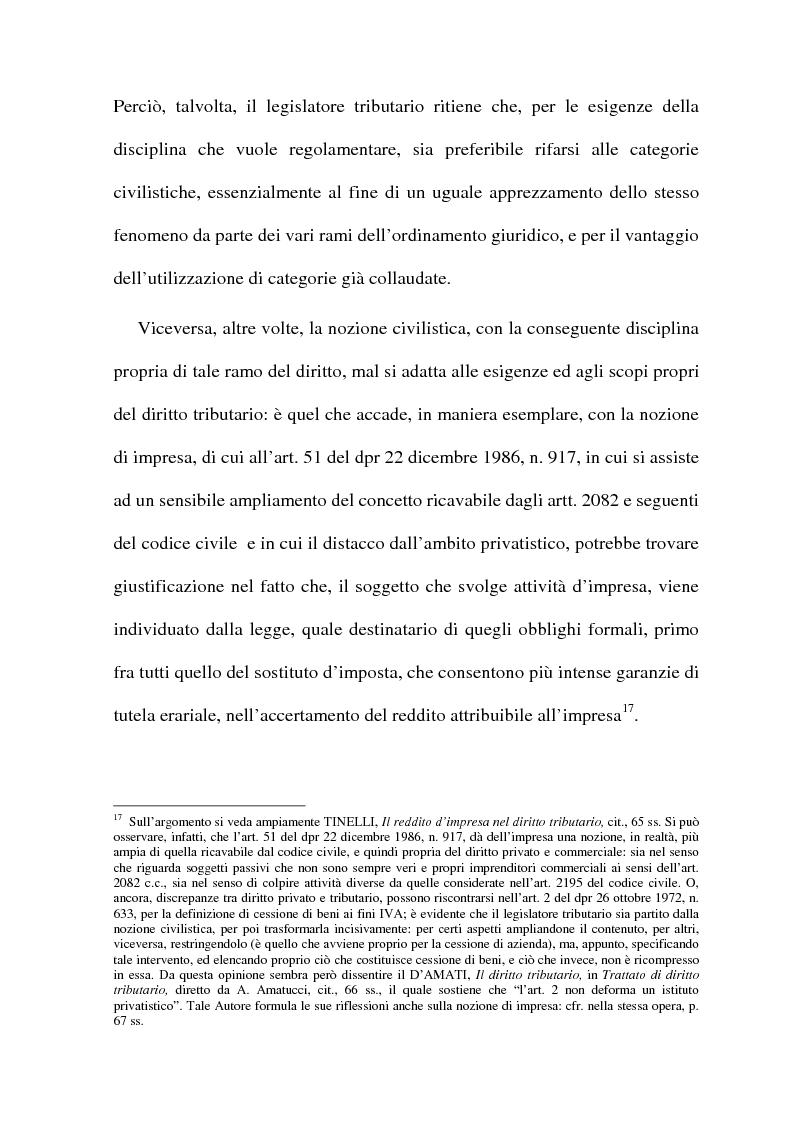Anteprima della tesi: La cessione di azienda nel diritto tributario, Pagina 9
