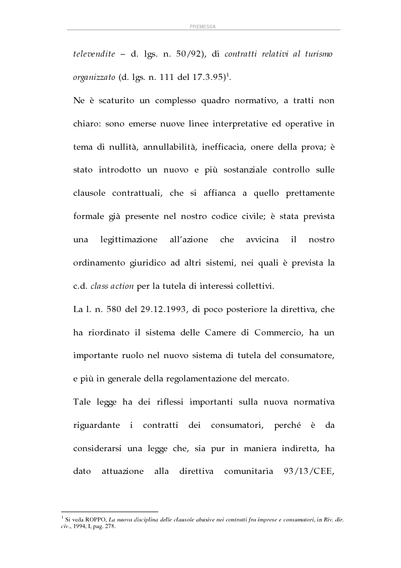 Anteprima della tesi: La tutela dei consumatori e l'attività delle Camere di Commercio italiane, Pagina 3