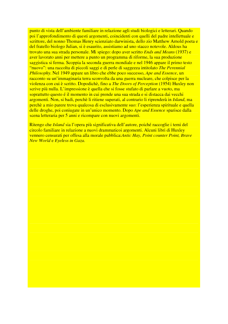 Anteprima della tesi: Il pensiero politico di Aldous Huxley, Pagina 3