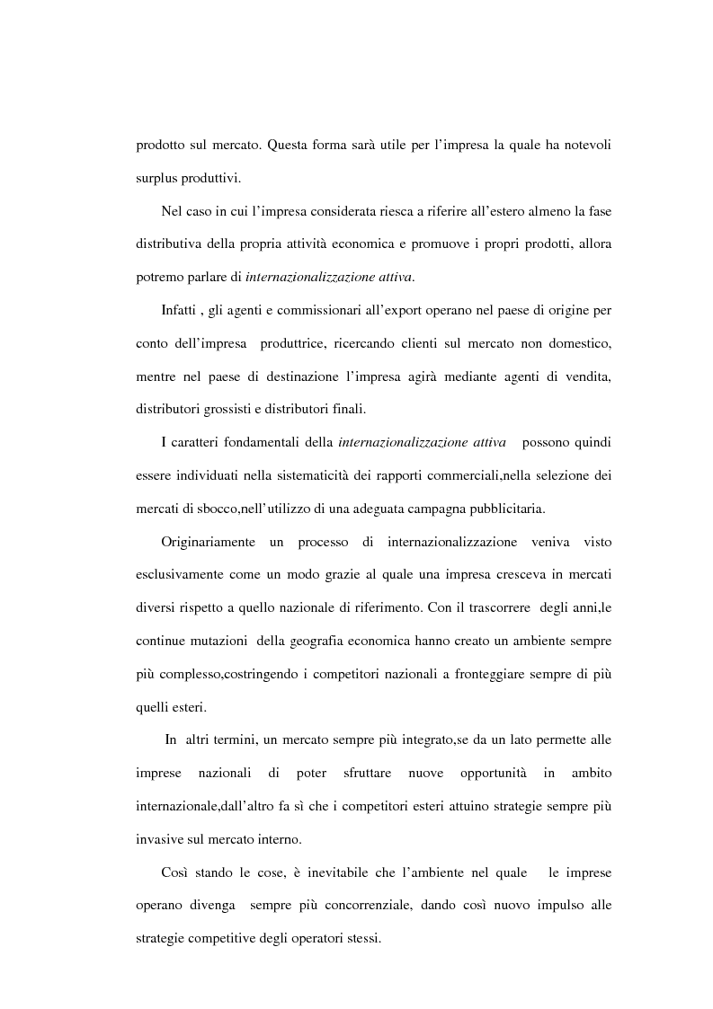 Anteprima della tesi: Dinamiche competitive e processi di internazionalizzazione. Il caso Serpone, Pagina 4