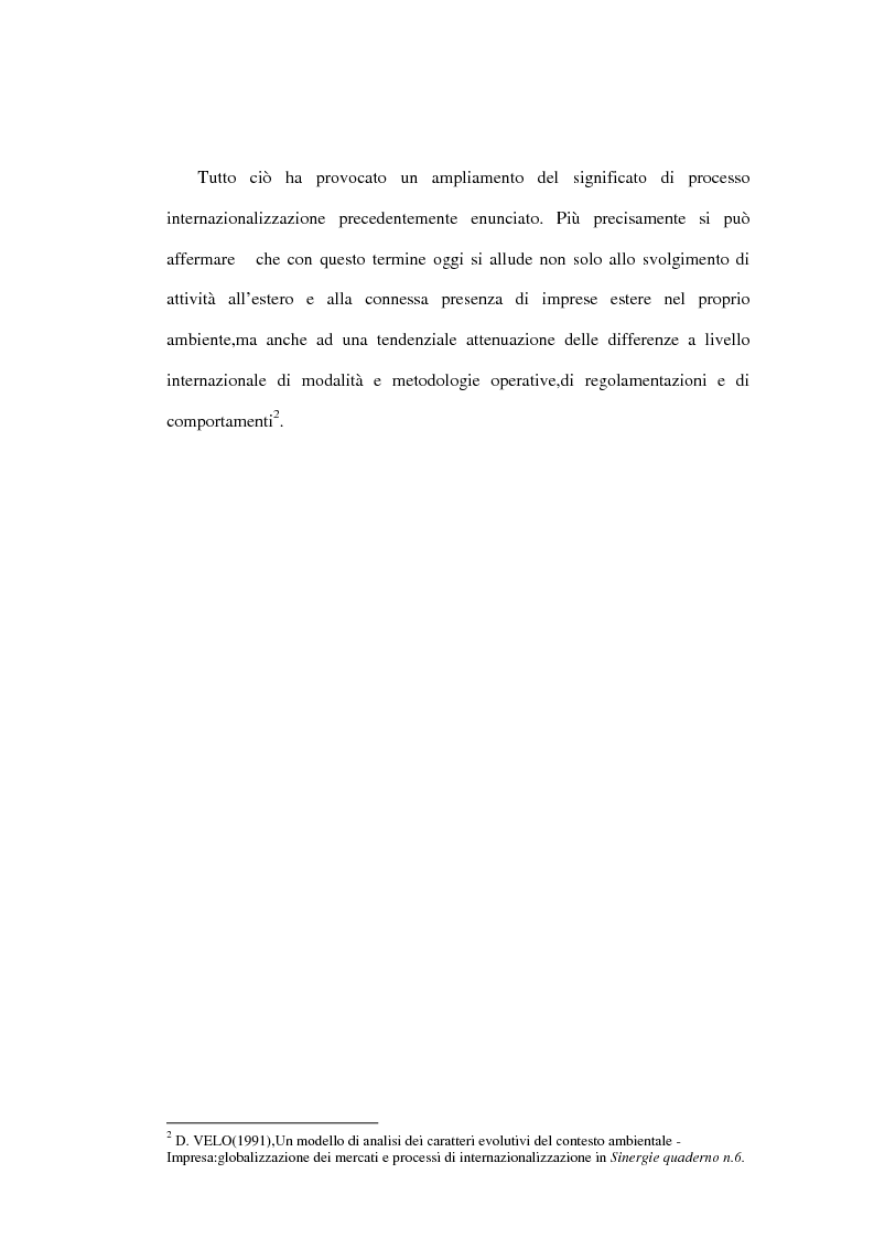 Anteprima della tesi: Dinamiche competitive e processi di internazionalizzazione. Il caso Serpone, Pagina 5