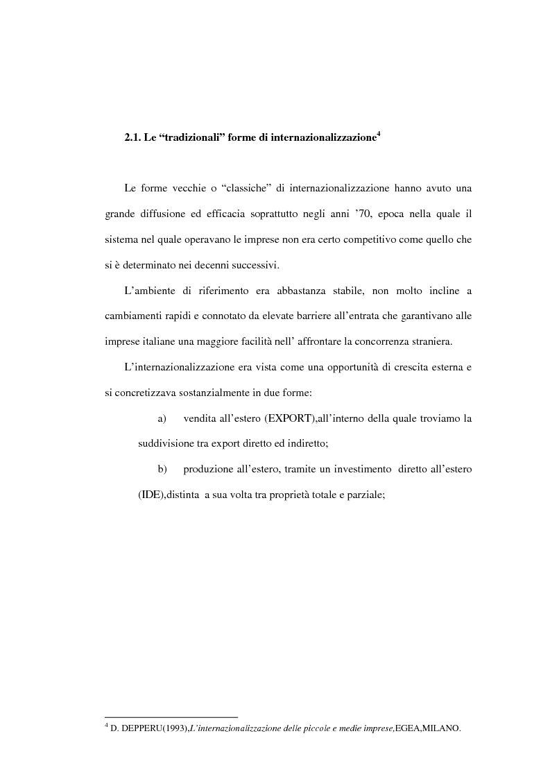 Anteprima della tesi: Dinamiche competitive e processi di internazionalizzazione. Il caso Serpone, Pagina 8