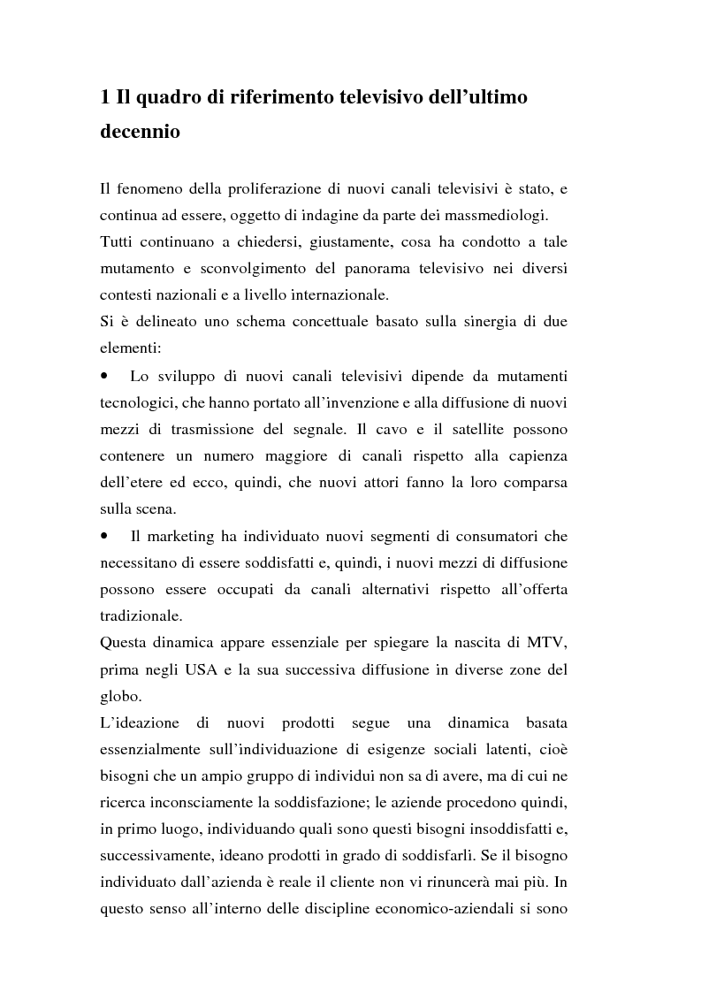 Anteprima della tesi: MTV Italia: strategie di coinvolgimento dei giovani glocali, Pagina 10