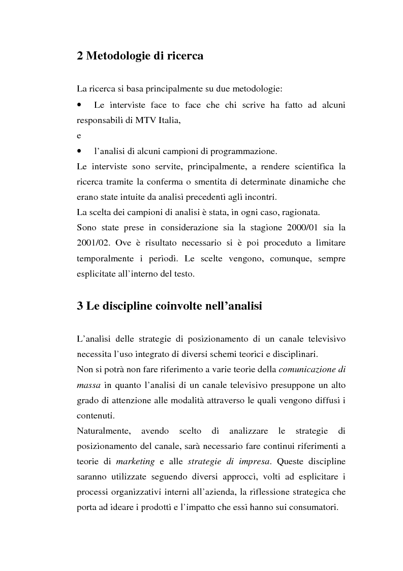Anteprima della tesi: MTV Italia: strategie di coinvolgimento dei giovani glocali, Pagina 7
