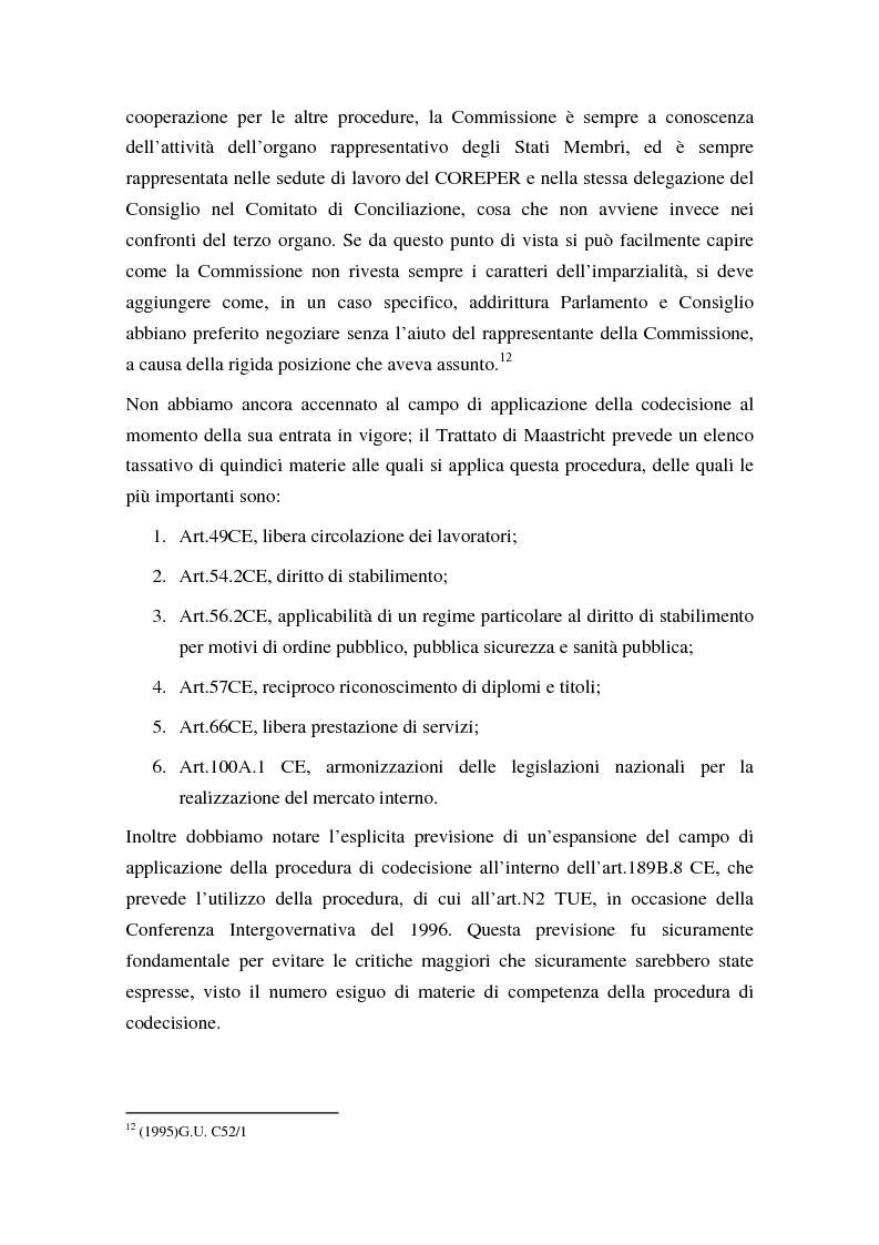 Anteprima della tesi: La procedura di codecisione, Pagina 11