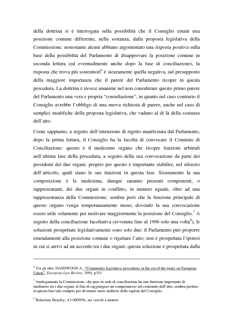 Anteprima della tesi: La procedura di codecisione, Pagina 8
