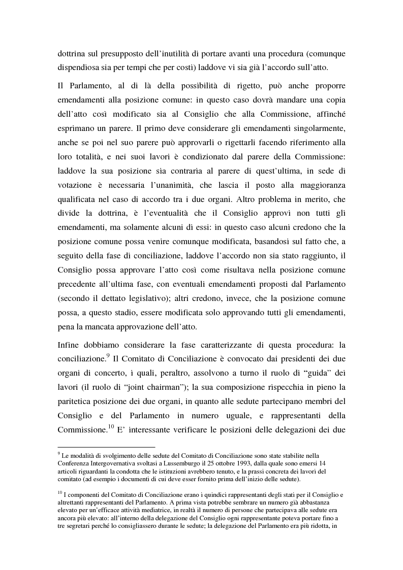 Anteprima della tesi: La procedura di codecisione, Pagina 9