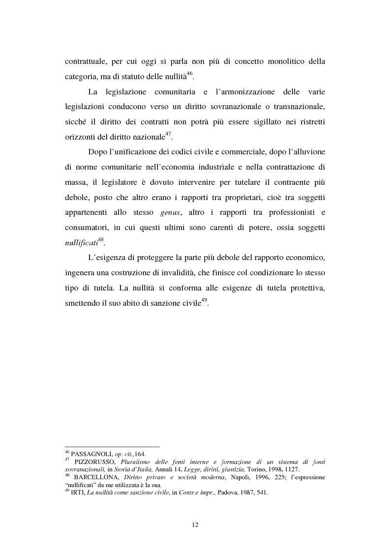 Anteprima della tesi: La nullità relativa, Pagina 12