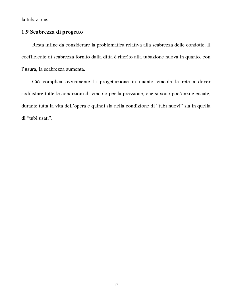 Anteprima della tesi: Calcolo delle reti idrauliche in pressione mediante una tecnica mista algoritmi genetici / metodo Gauss-Newton, Pagina 15