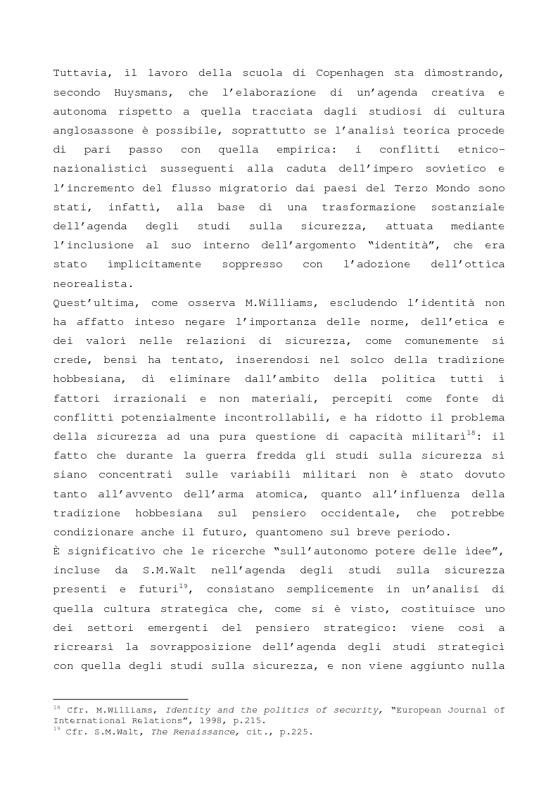 Anteprima della tesi: Gi studi strategici e sulla sicurezza tra passato, presente e futuro: una, nessuna o due scienze autonome?, Pagina 9