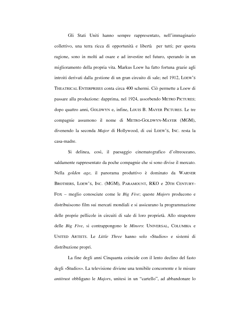 Anteprima della tesi: Lontano da Hollywood: il caso Fandango. Un modo di produzione del cinema italiano., Pagina 8