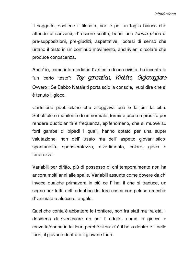 Anteprima della tesi: Toy generation: riflessioni psicologiche, Pagina 2