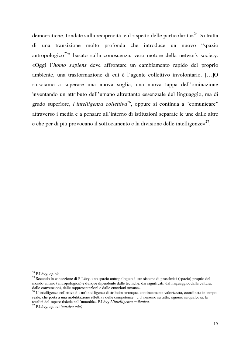 Anteprima della tesi: Il Peer-to-Peer e la rivoluzione della network society, Pagina 14