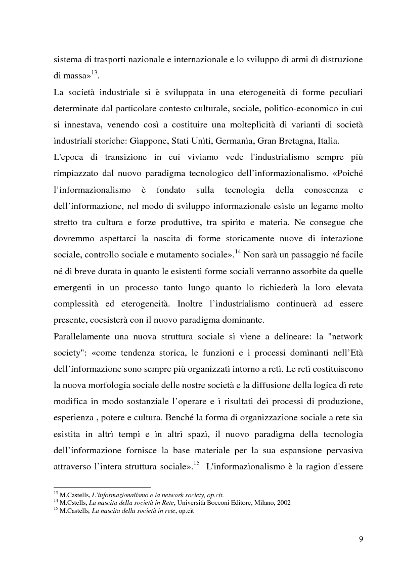 Anteprima della tesi: Il Peer-to-Peer e la rivoluzione della network society, Pagina 8