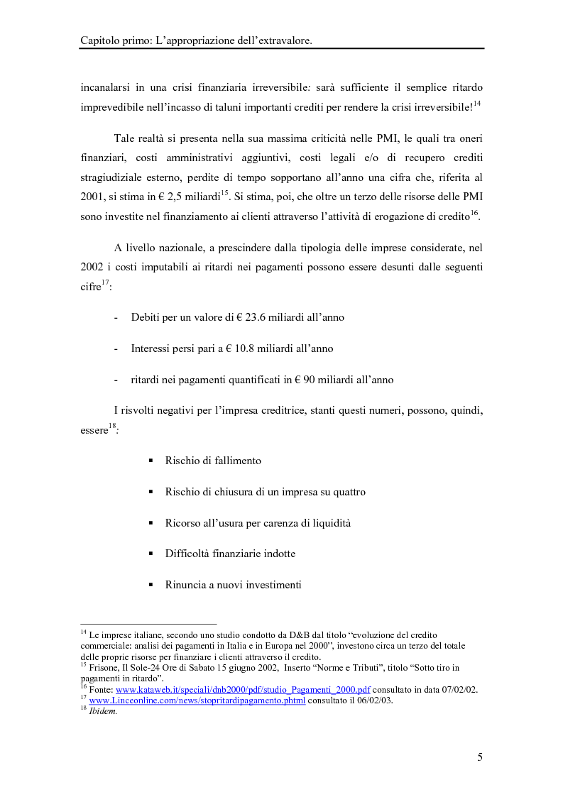 Anteprima della tesi: La gestione del rischio dei crediti commerciali come strumento di marketing delle imprese industriali, Pagina 10