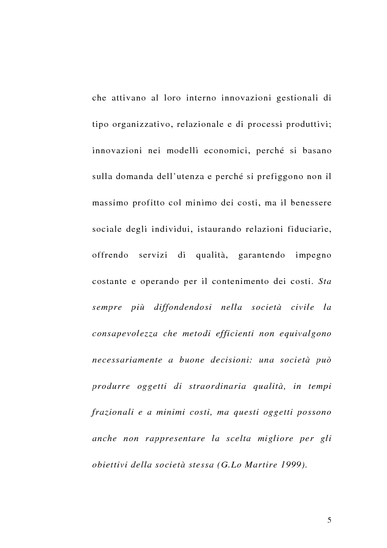 Anteprima della tesi: La sfida del terzo settore tra stato e mercato, Pagina 3
