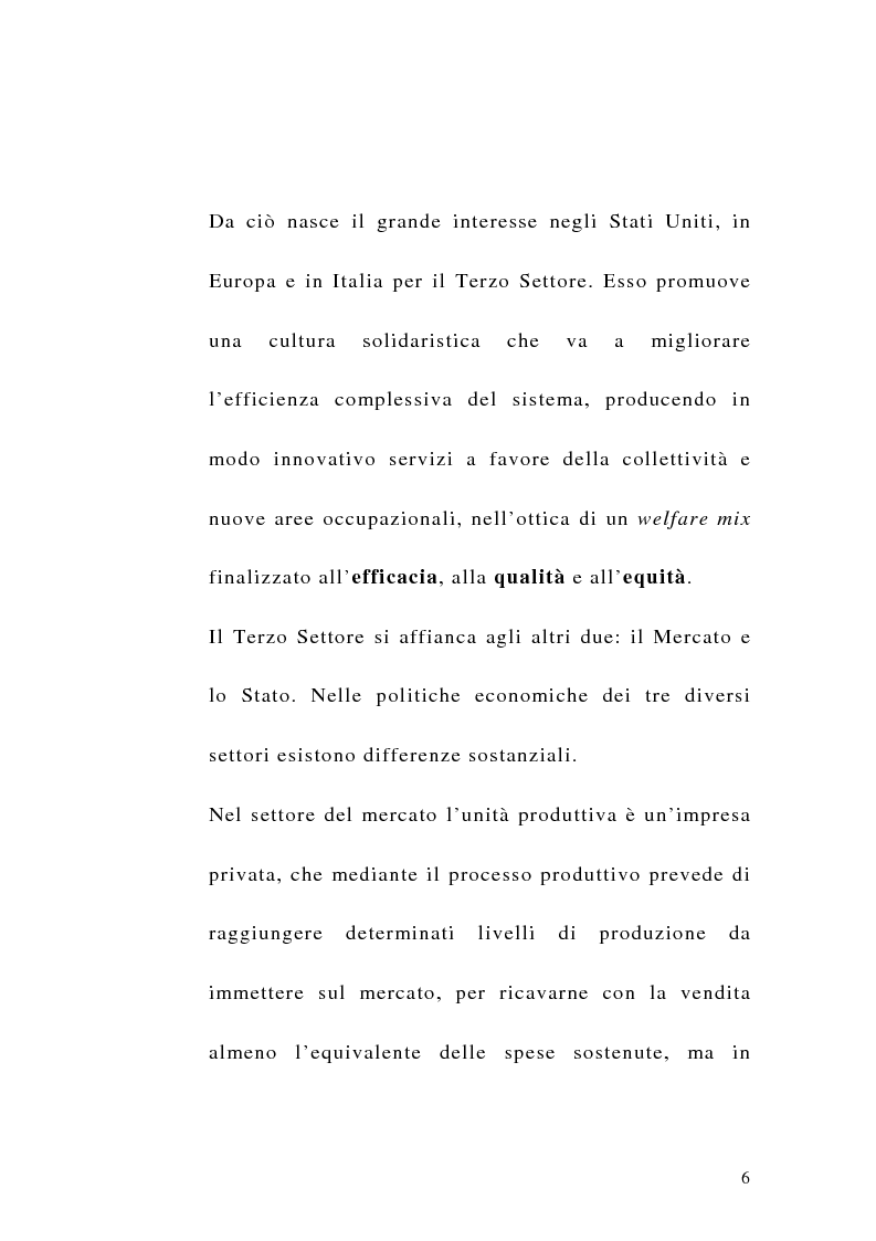 Anteprima della tesi: La sfida del terzo settore tra stato e mercato, Pagina 4