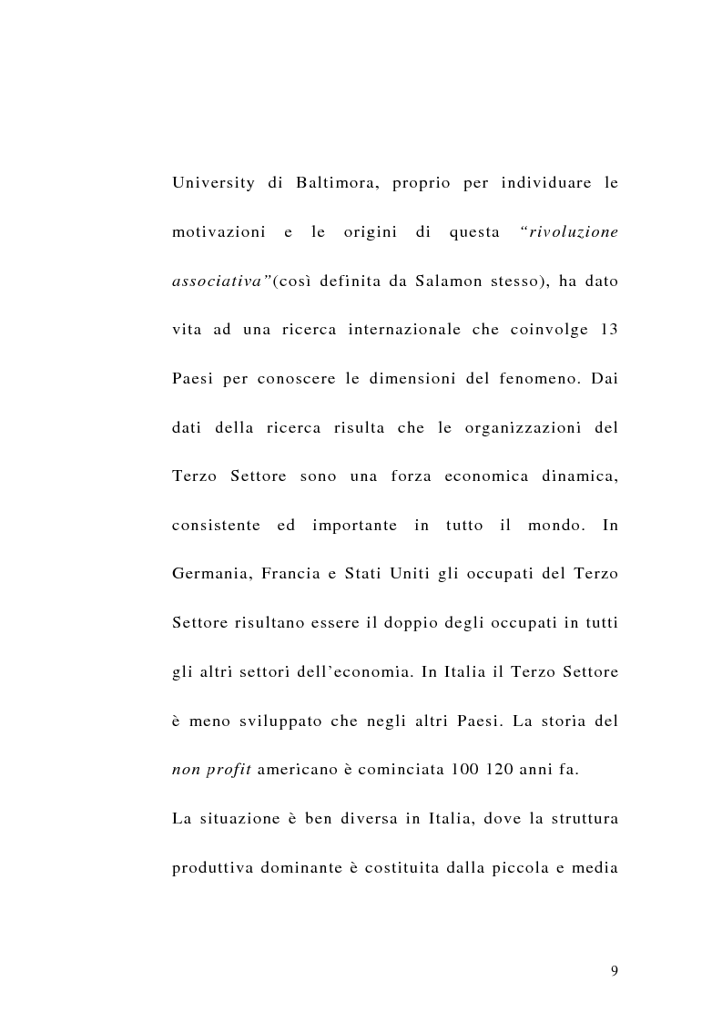 Anteprima della tesi: La sfida del terzo settore tra stato e mercato, Pagina 7
