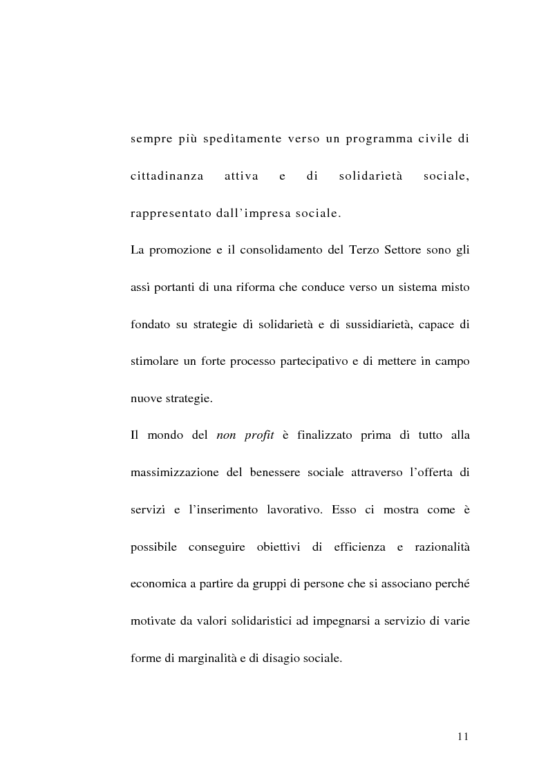 Anteprima della tesi: La sfida del terzo settore tra stato e mercato, Pagina 9