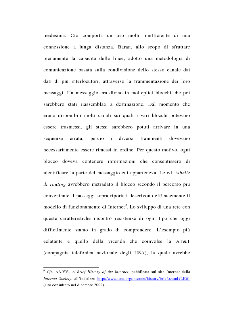 Anteprima della tesi: I rapporti tra file-sharing e diritto d'autore: aspetti nazionali ed internazionali, Pagina 12